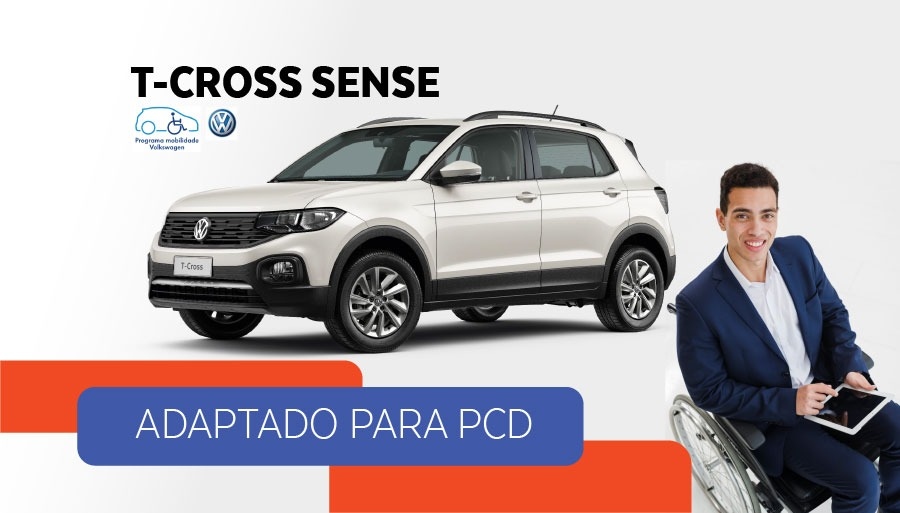 VOLKSWAGEN T-CROSS VERSÃO PARA PCD