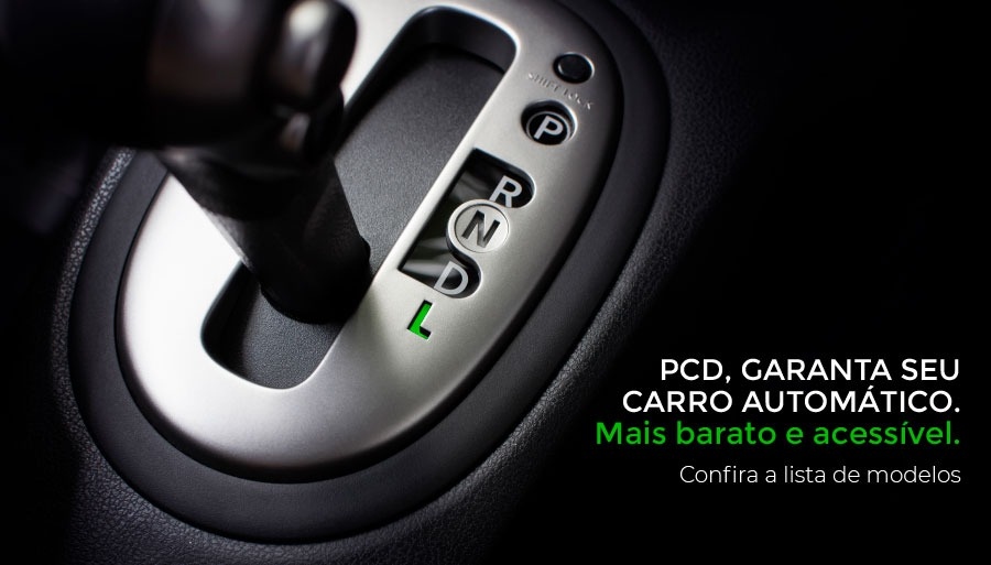 Carros automáticos com preços mais baixos para PCD!